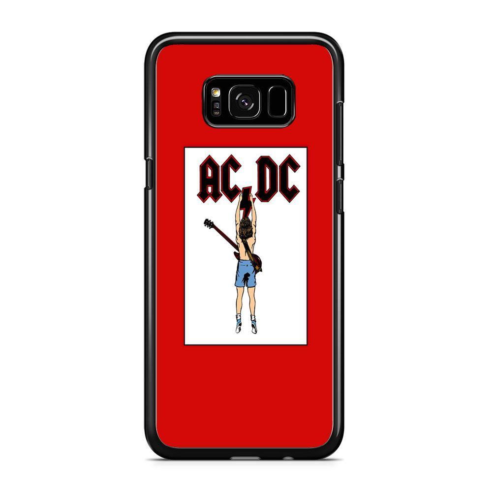 AC DC Logo In Frame Samsung Galaxy S8 Case - ezzyst