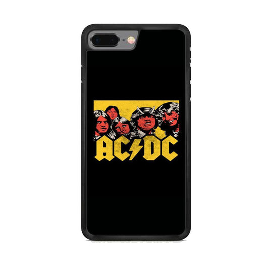 AC DC Player Cartoon Logo iPhone 8 Plus Case - ezzyst