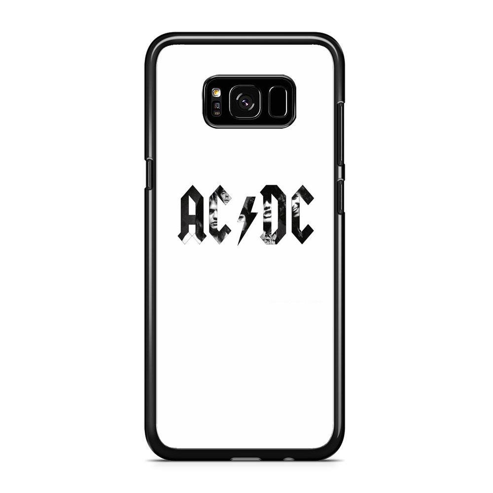 AC DC White Picture Logo Samsung Galaxy S8 Plus Case - ezzyst