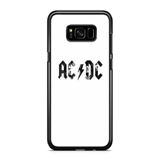 AC DC White Picture Logo Samsung Galaxy S8 Plus Case - ezzyst