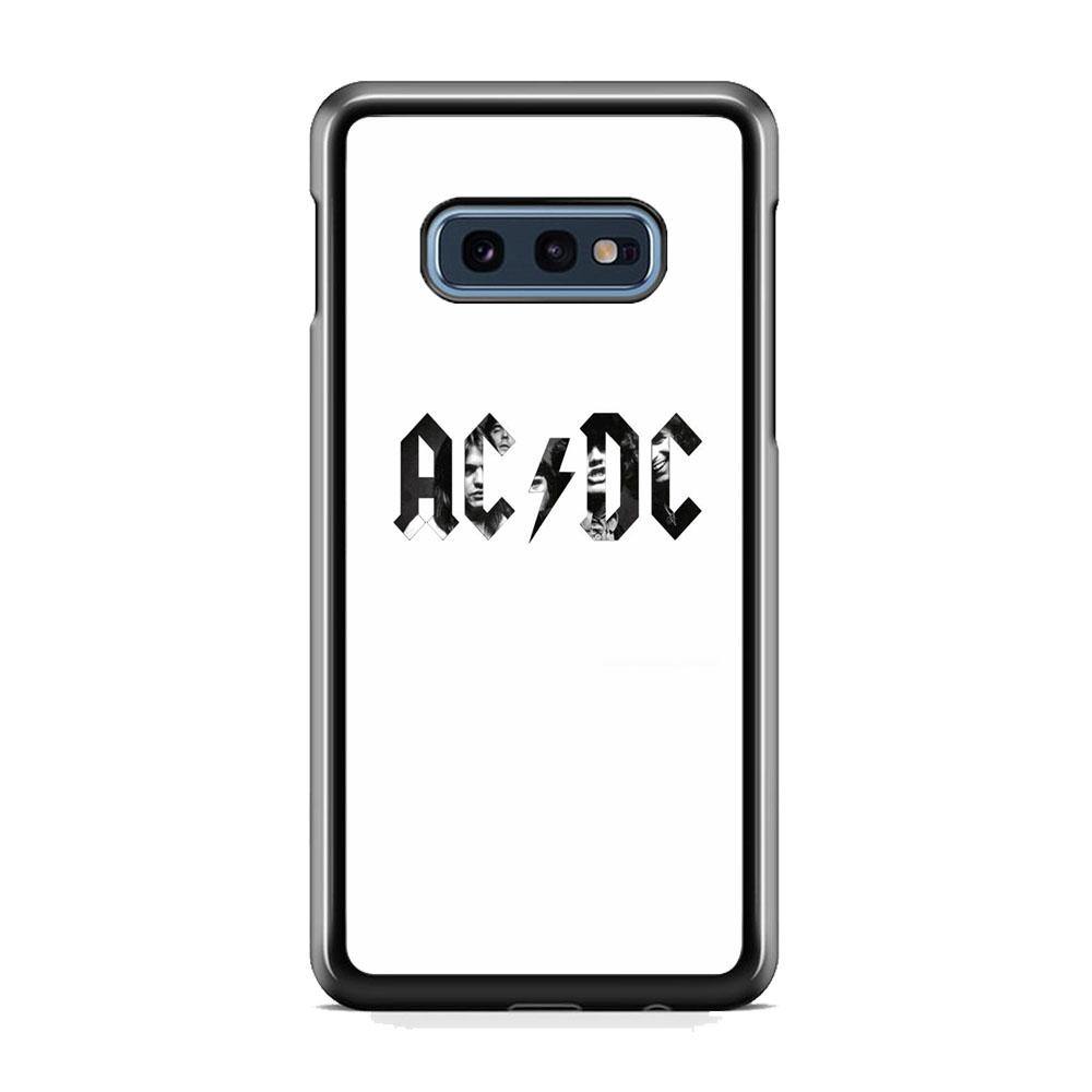AC DC White Picture Logo Samsung Galaxy 10e Case - ezzyst