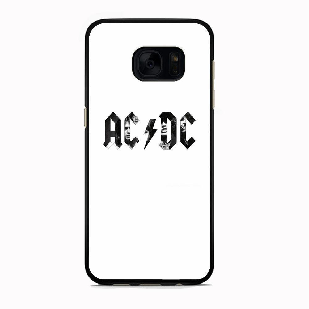 AC DC White Picture Logo Samsung Galaxy S7 Case - ezzyst