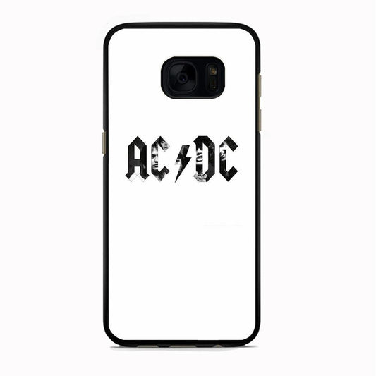 AC DC White Picture Logo Samsung Galaxy S7 Case - ezzyst