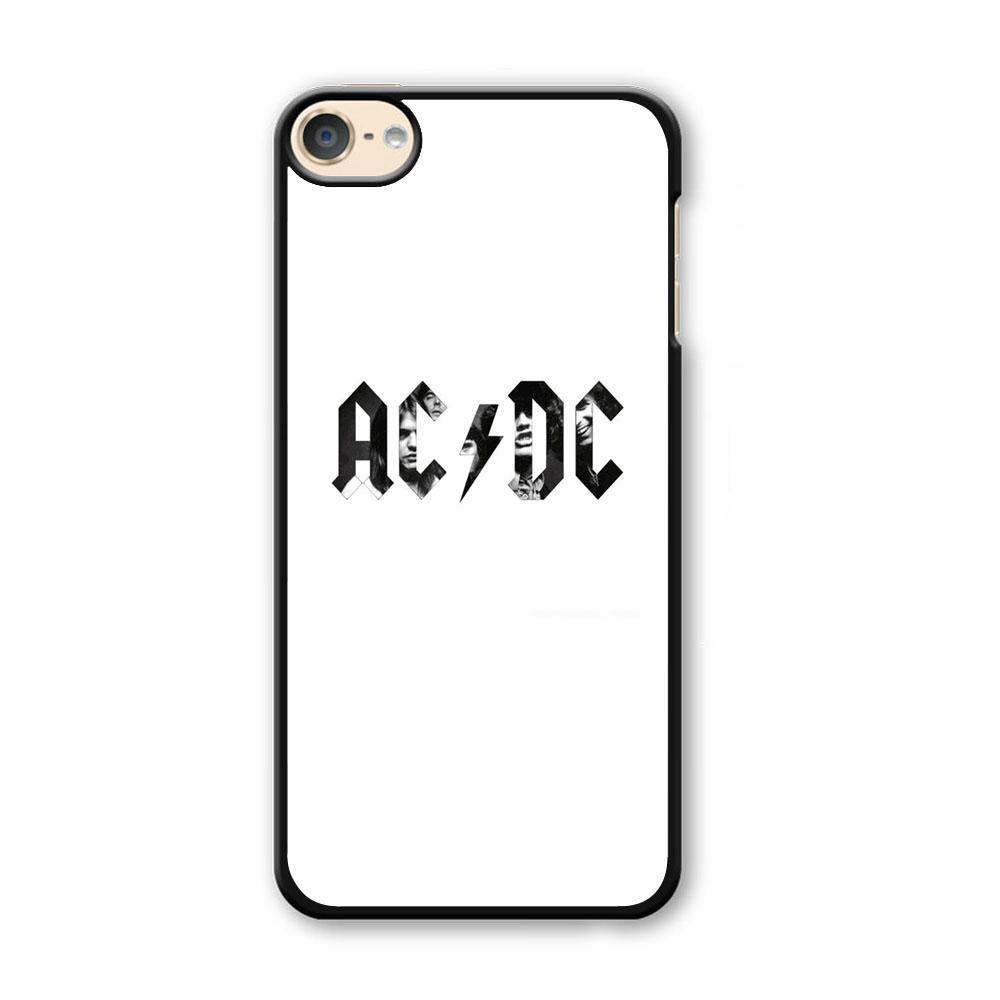 AC DC White Picture Logo iPod Touch 6 Case - Ezzystore
