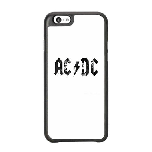 AC DC White Picture Logo iPhone 6 Plus | 6s Plus Case - ezzyst
