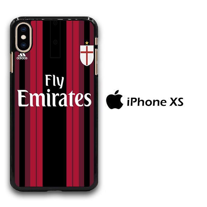 AC Milan Jersey Home iPhone Xs Case - ezzyst