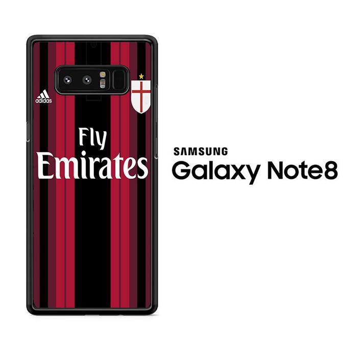 AC Milan Jersey Home Samsung Galaxy Note 8 Case - ezzyst