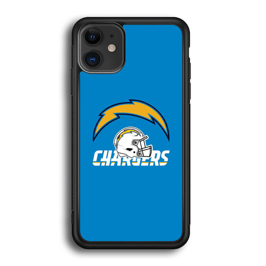 AFC Los Angeles Chargers Helmet iPhone 12 Case