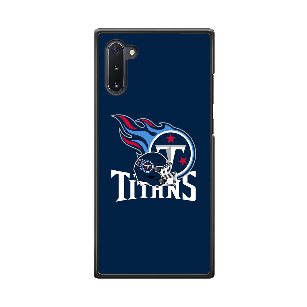 AFC Tennessee Titans Logo Helmet Samsung Galaxy Note 10 Case