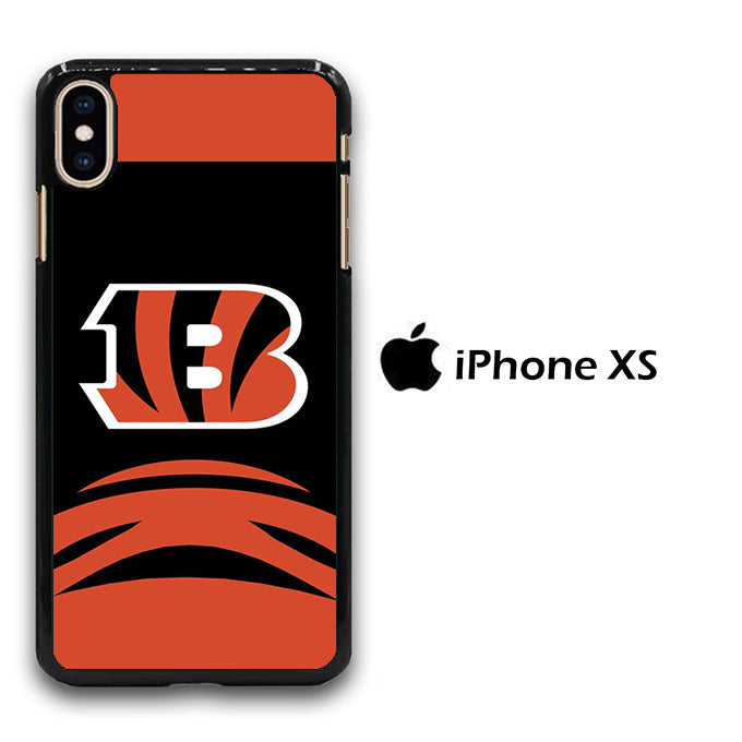 AFC Cincinnati Bengals Black Orange iPhone Xs Case