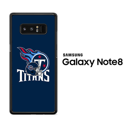 AFC Tennessee Titans Logo Helmet Samsung Galaxy Note 8 Case