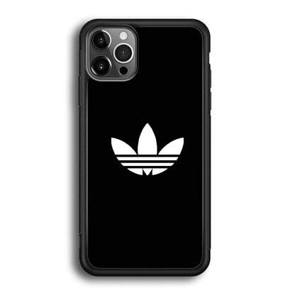 Adidas Black White Logo iPhone 12 Pro Max Case
