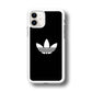 Adidas Black White Logo iPhone 11 Case