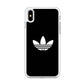 Adidas Black White Logo iPhone Xs Max Case