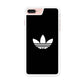 Adidas Black White Logo iPhone 8 Plus Case