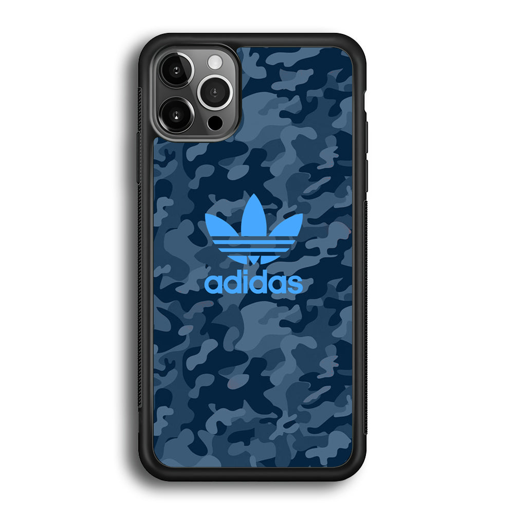 Adidas Blue Camo iPhone 12 Pro Max Case