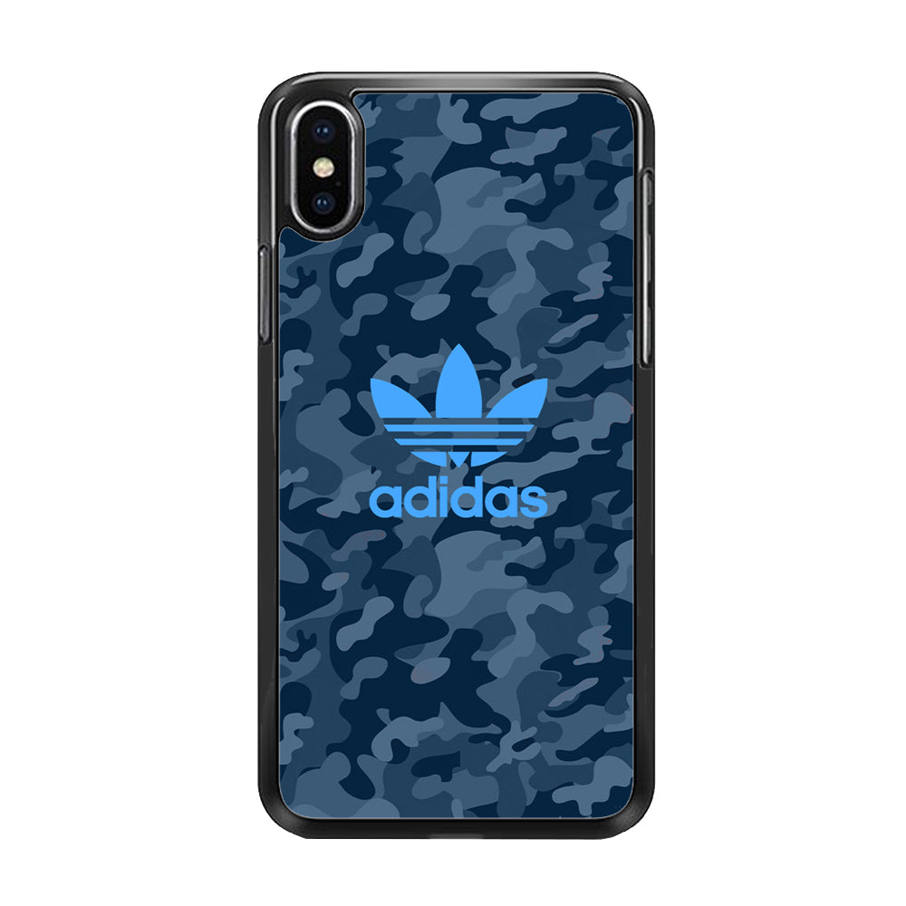 Adidas Blue Camo iPhone Xs Max Case