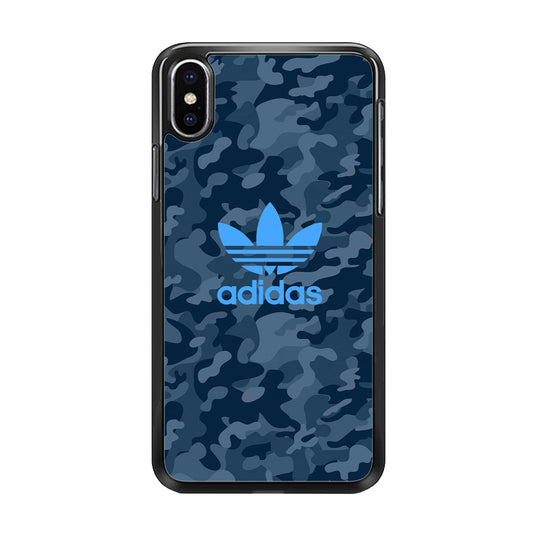 Adidas Blue Camo iPhone X Case