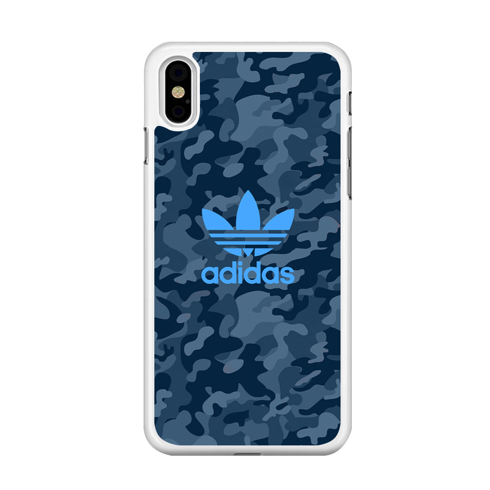 Adidas Blue Camo iPhone Xs Max Case