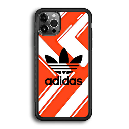 Adidas Pattern Orange iPhone 12 Pro Max Case