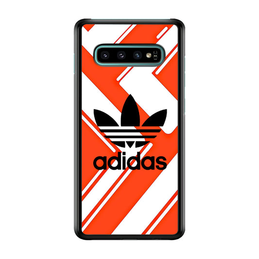 Adidas Pattern Orange Samsung Galaxy S10 Plus Case
