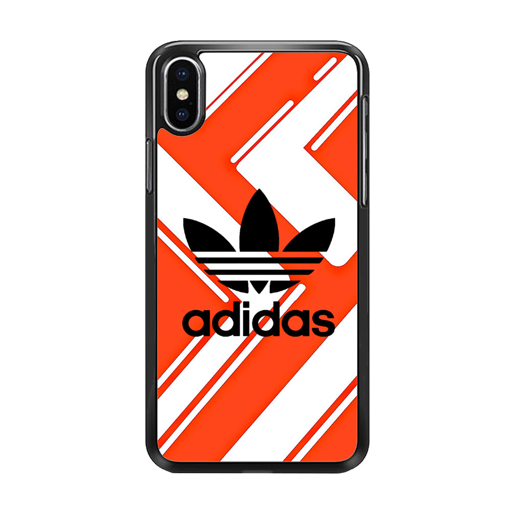 Adidas Pattern Orange iPhone Xs Max Case
