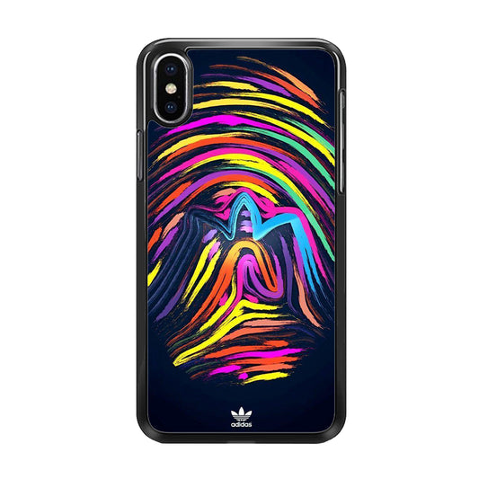Adidas Rainbow Finger Print iPhone Xs Max Case