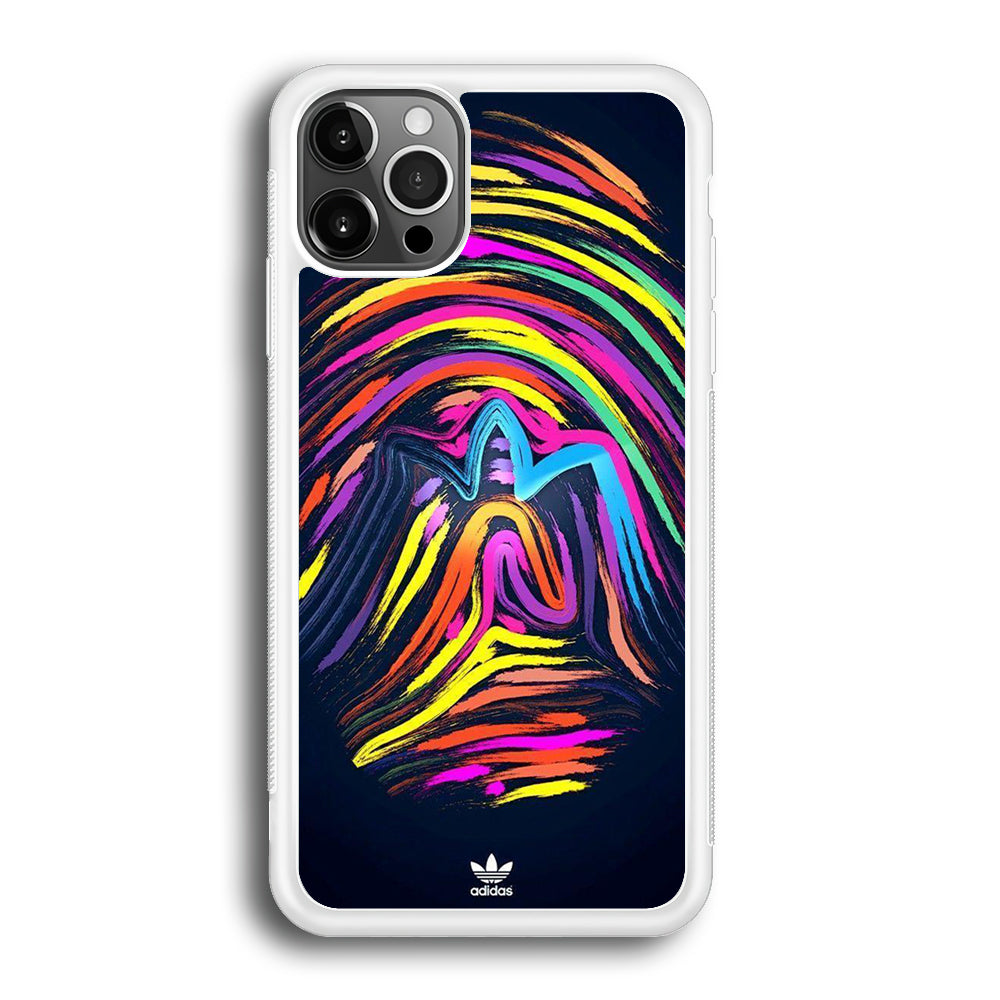 Adidas Rainbow Finger Print iPhone 12 Pro Max Case