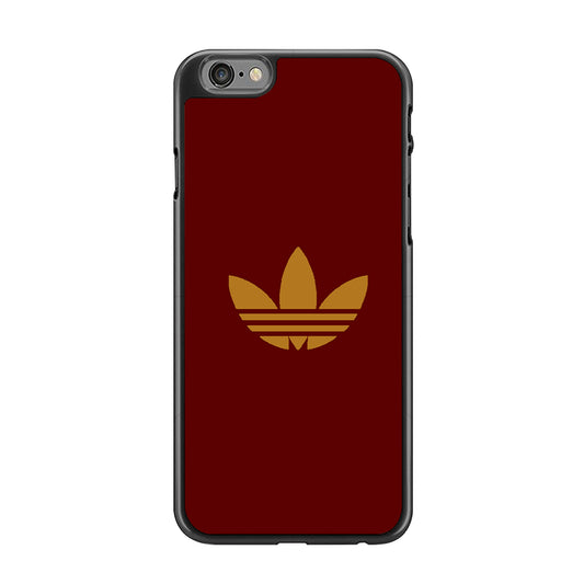 Adidas Simple Maroon Gold iPhone 6 Plus | 6s Plus Case