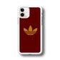 Adidas Simple Maroon Gold iPhone 11 Case