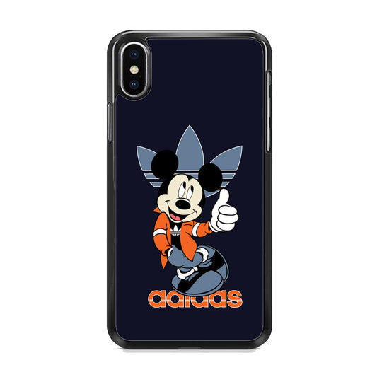 Adidas Navy Mickey iPhone X Case