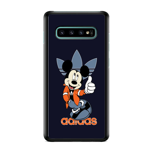Adidas Navy Mickey Samsung Galaxy S10 Plus Case