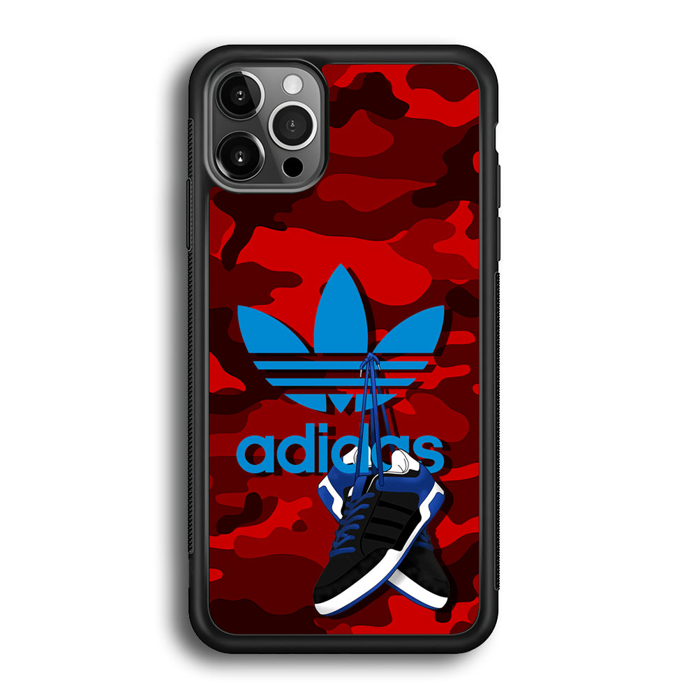 Adidas Shoes Camo Red iPhone 12 Pro Max Case