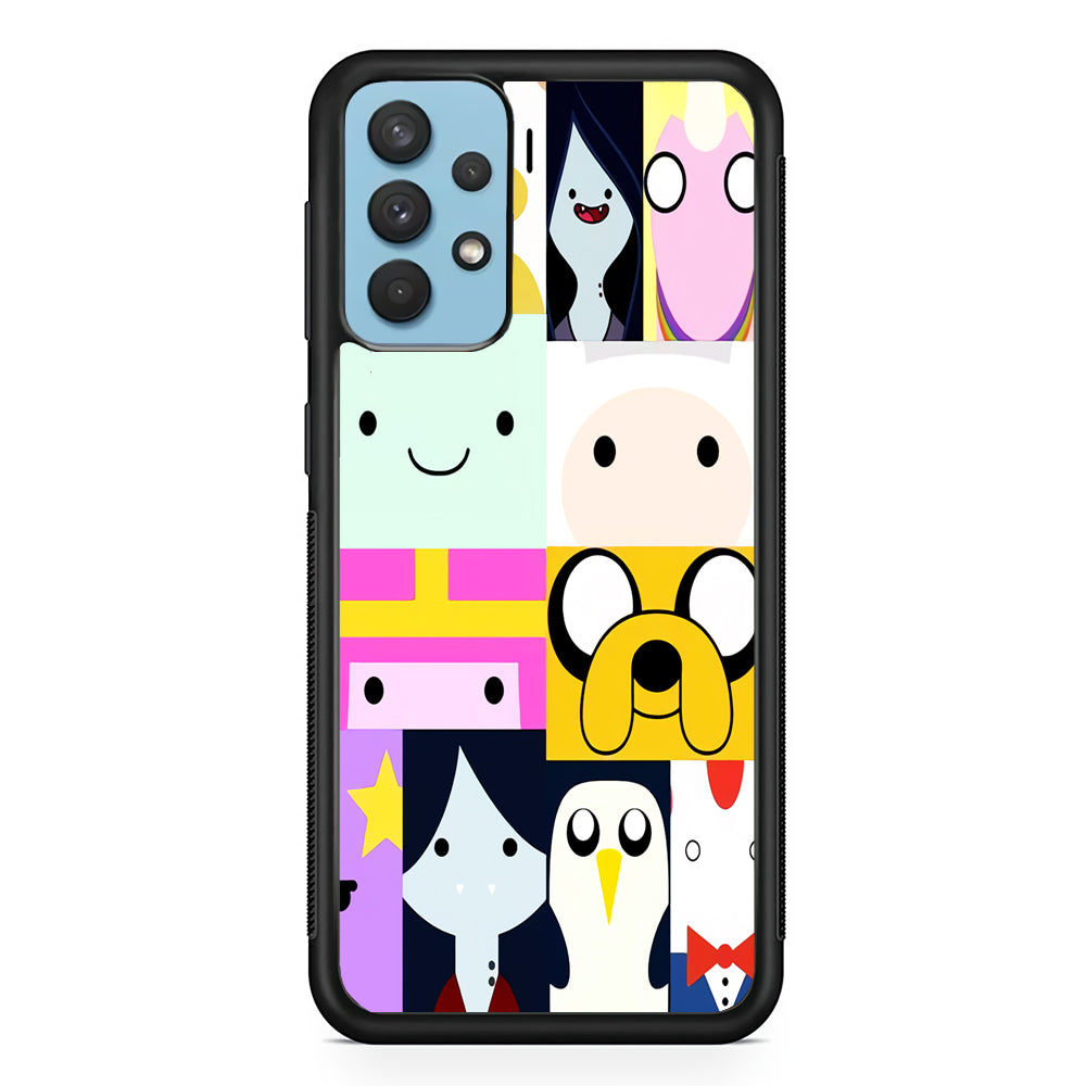 Adventure Time Character Collage Samsung Galaxy A32 Case