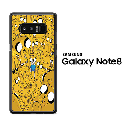Adventure Time Finn Confused Samsung Galaxy Note 8 Case