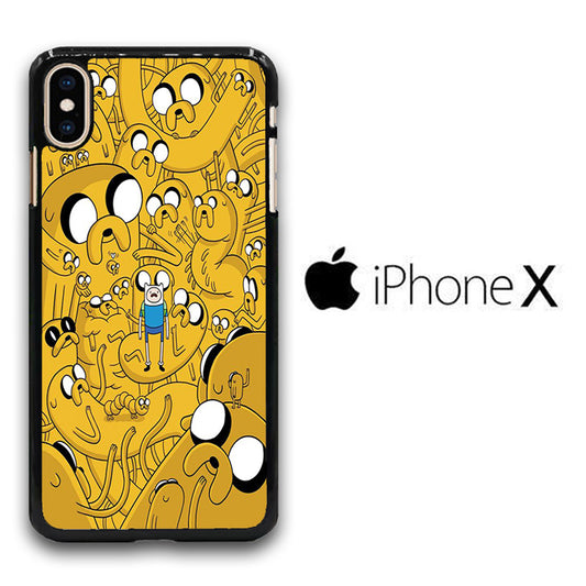 Adventure Time Finn Confused iPhone X Case