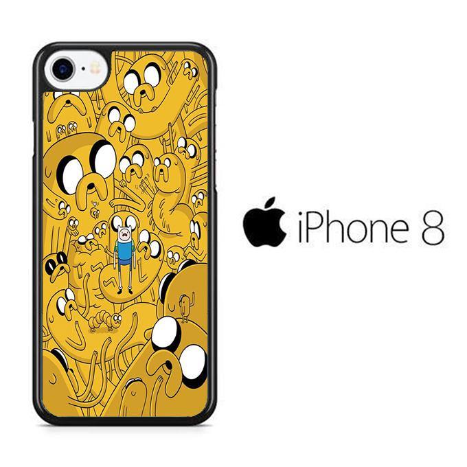 Adventure Time Finn Confused iPhone 8 Case - ezzyst
