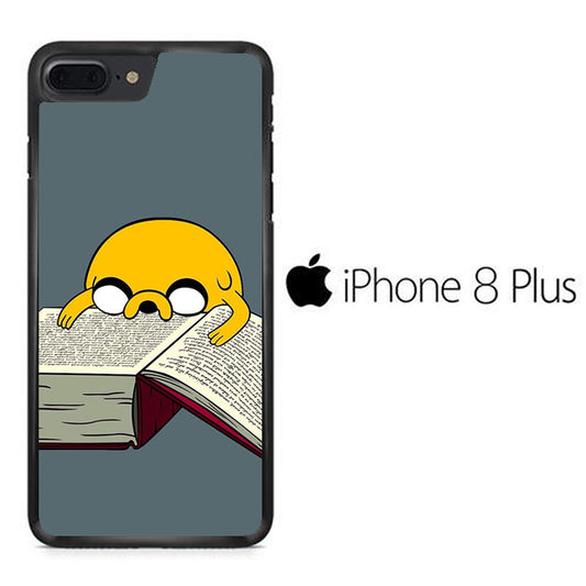 Adventure Time Jake Reading A Book iPhone 8 Plus Case