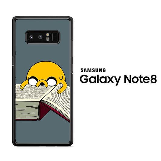 Adventure Time Jake Reading A Book Samsung Galaxy Note 8 Case