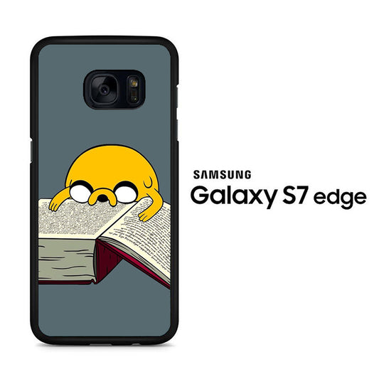 Adventure Time Jake Reading A Book Samsung Galaxy S7 Edge Case