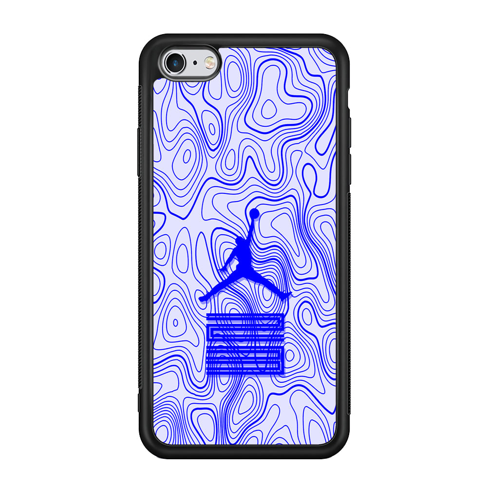 Air Jordan Bluish Topographical iPhone 6 Plus | 6s Plus Case