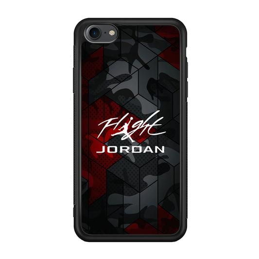 Air Jordan Camo Grey Pattern iPhone 8 Case