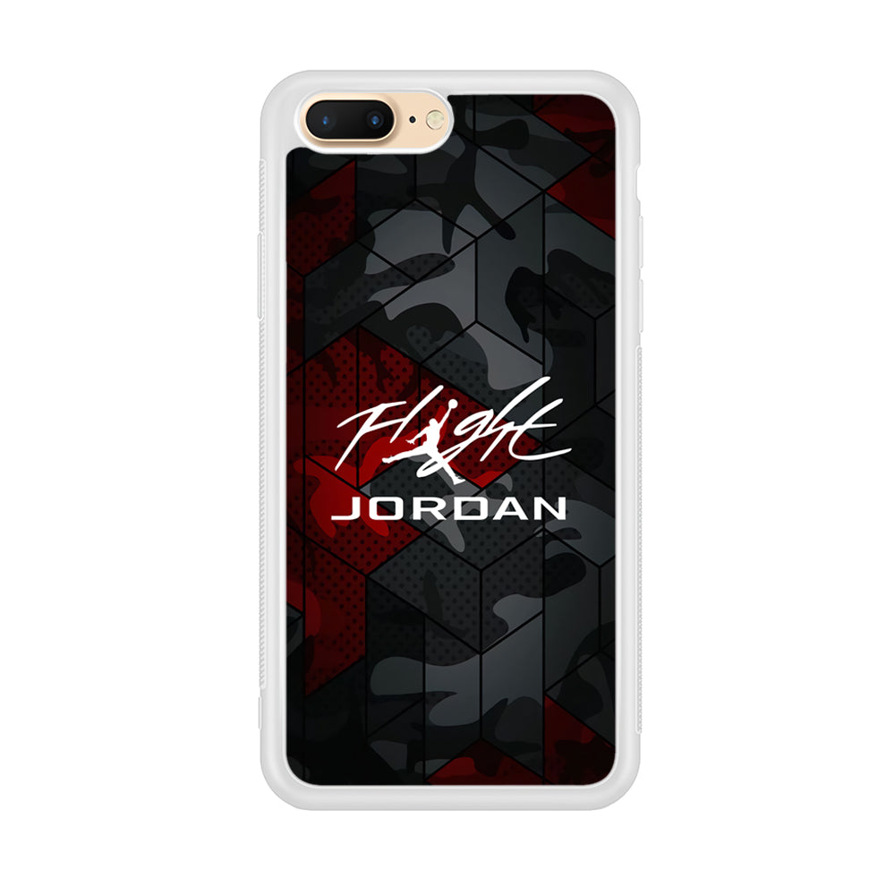 Air Jordan Camo Grey Pattern iPhone 7 Plus Case