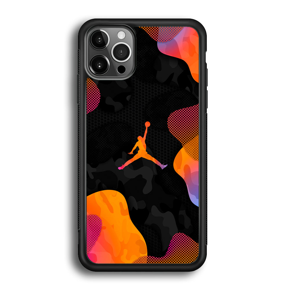 Air Jordan Camouflage on Autumn iPhone 12 Pro Max Case