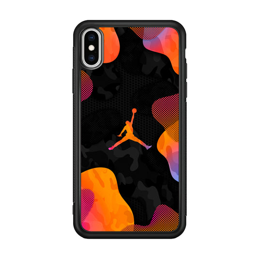 Air Jordan Camouflage on Autumn iPhone X Case