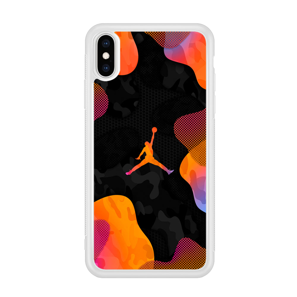 Air Jordan Camouflage on Autumn iPhone X Case