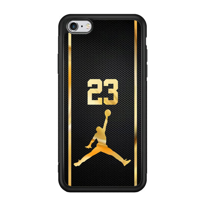 Air Jordan Carbon Stripe Gold iPhone 6 Plus | 6s Plus Case