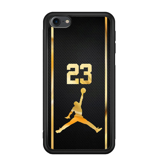 Air Jordan Carbon Stripe Gold iPod Touch 6 Case - Ezzystore