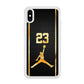Air Jordan Carbon Stripe Gold iPhone Xs Max Case