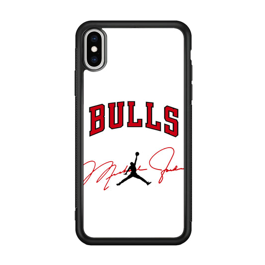 Air Jordan Chicago Bulls Signature iPhone X Case